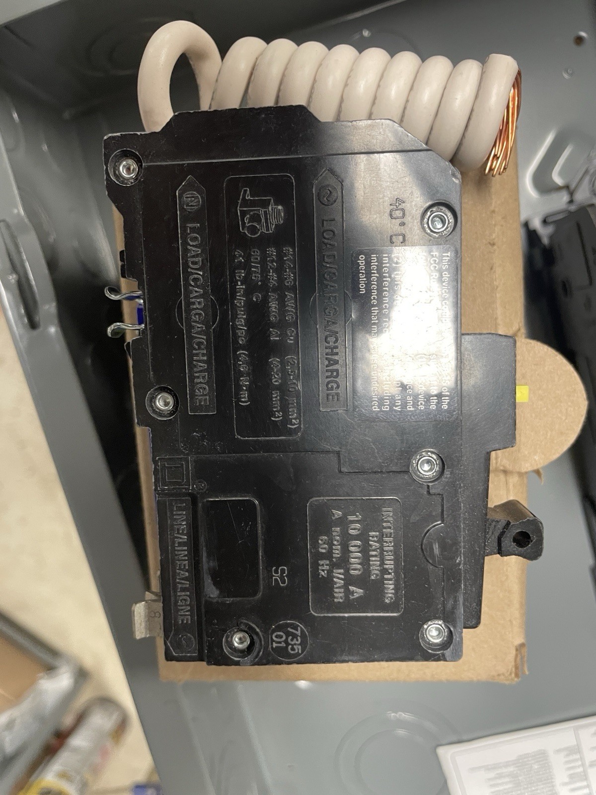 NEW ORIGINAL QO250GFI SQUARE D QO 2 POLE 50AMP GFCI GROUND-FAULT CIRCUIT BREAKER