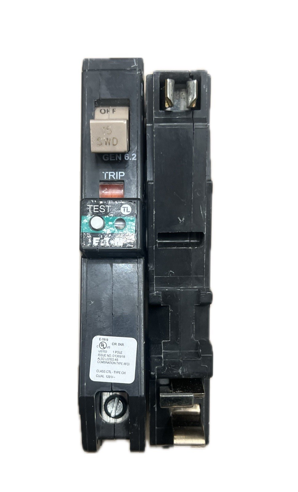 LOT OF 10 NEW Eaton CHFP115AF 15Amp 1Pole Circuit Breaker AFCI ArcFault Plug On