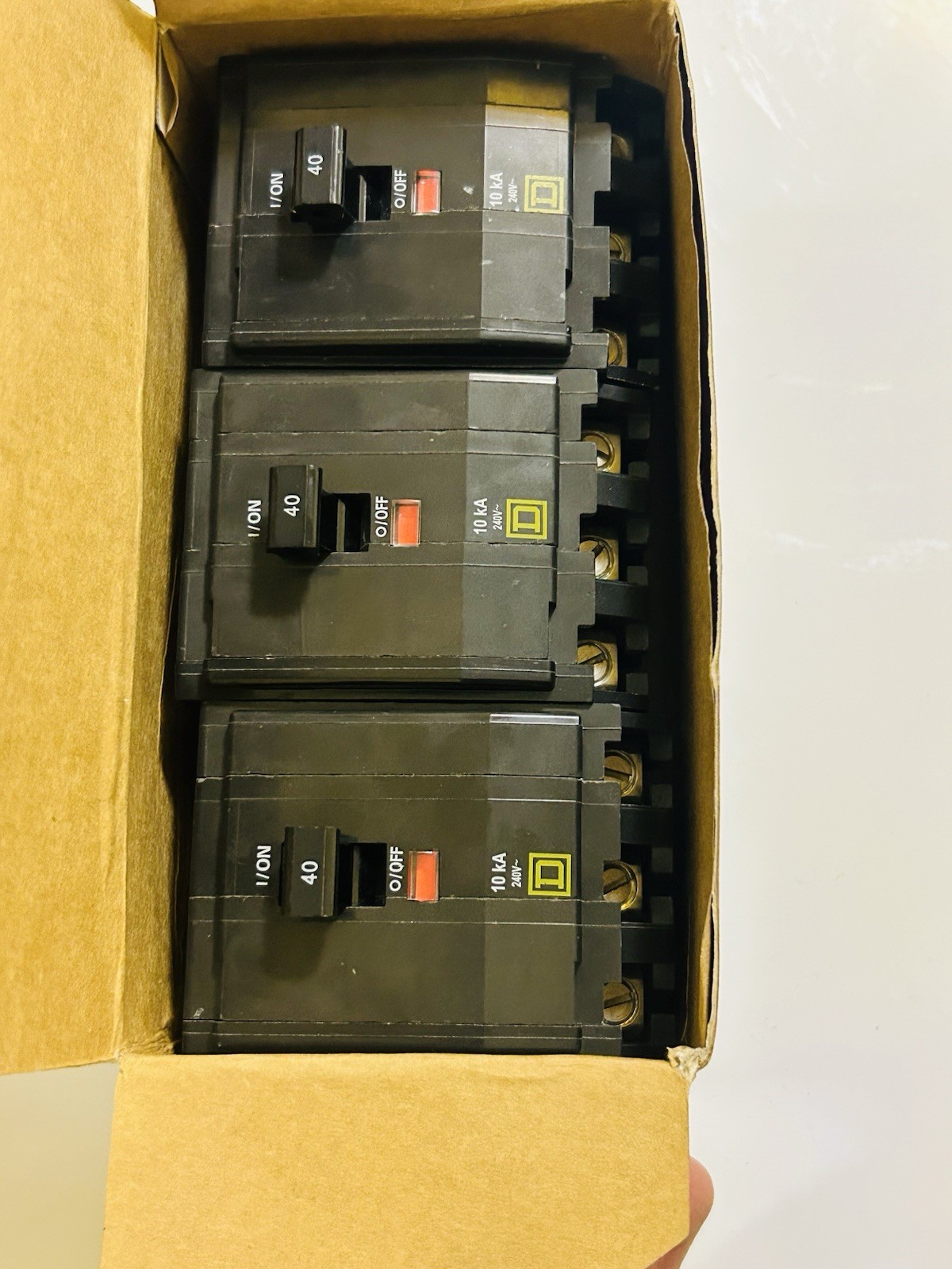 Lot Of 3 New Square D QO340 New In Box