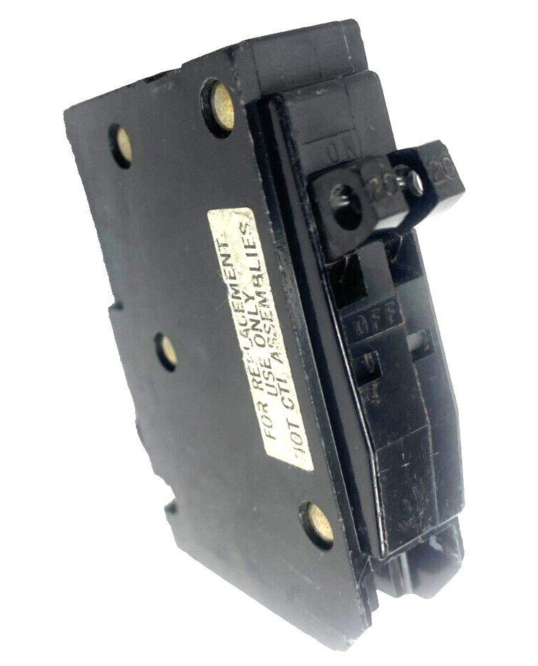 20A Square D QOT2020 Tandem Breaker 20 Amp 1Pole Plug In Mount 10ka 120/240 HACR