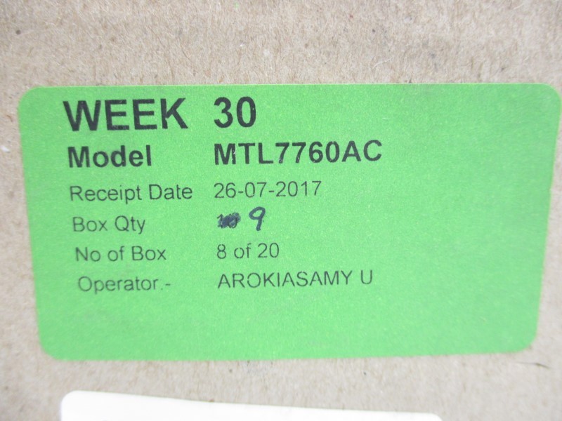 EATON MTL7760AC (PKG OF 9) NSMP