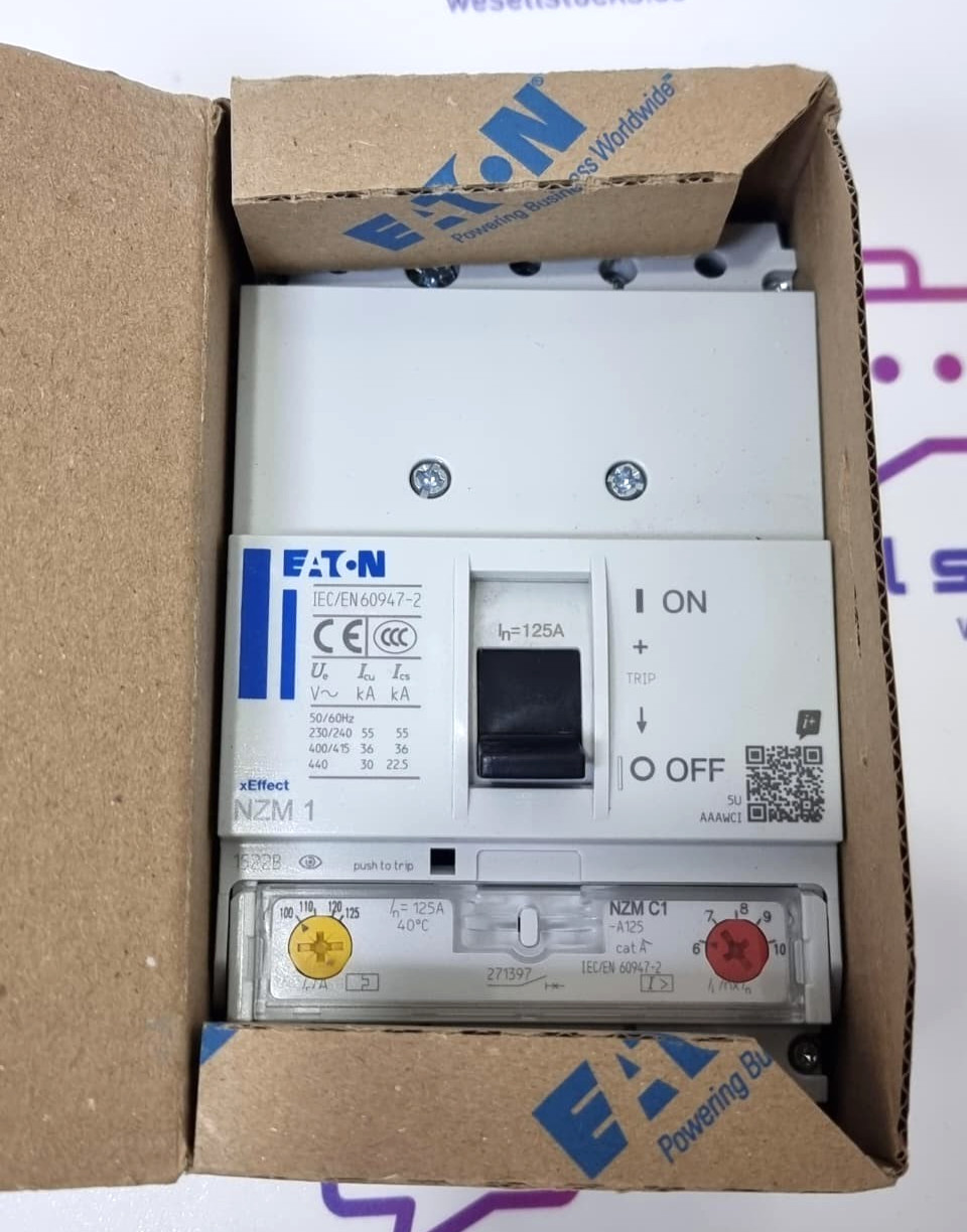 Eaton NZMC1-A125 Molded Case Circuit Breaker 125A