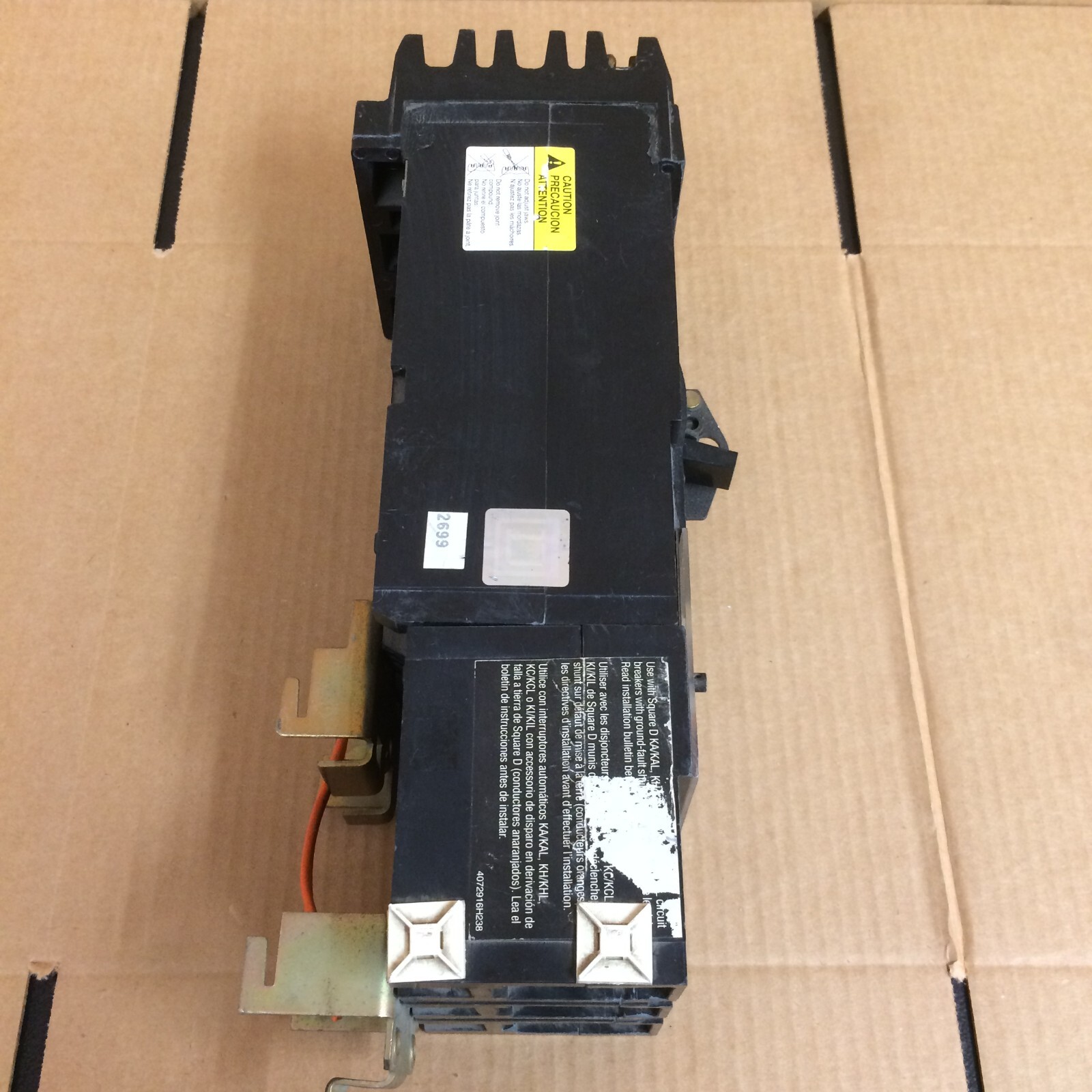 Square D KC34225G I-Limiter Circuit Breaker w/ GFM250KA Ground Fault Module