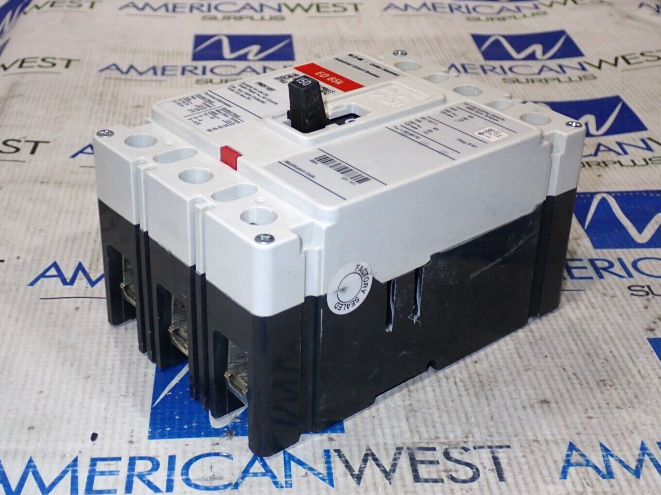 Eaton Cutler Hammer ED3150 3 Pole 150 Amp 240 Volt 65kA Circuit Breaker Tested
