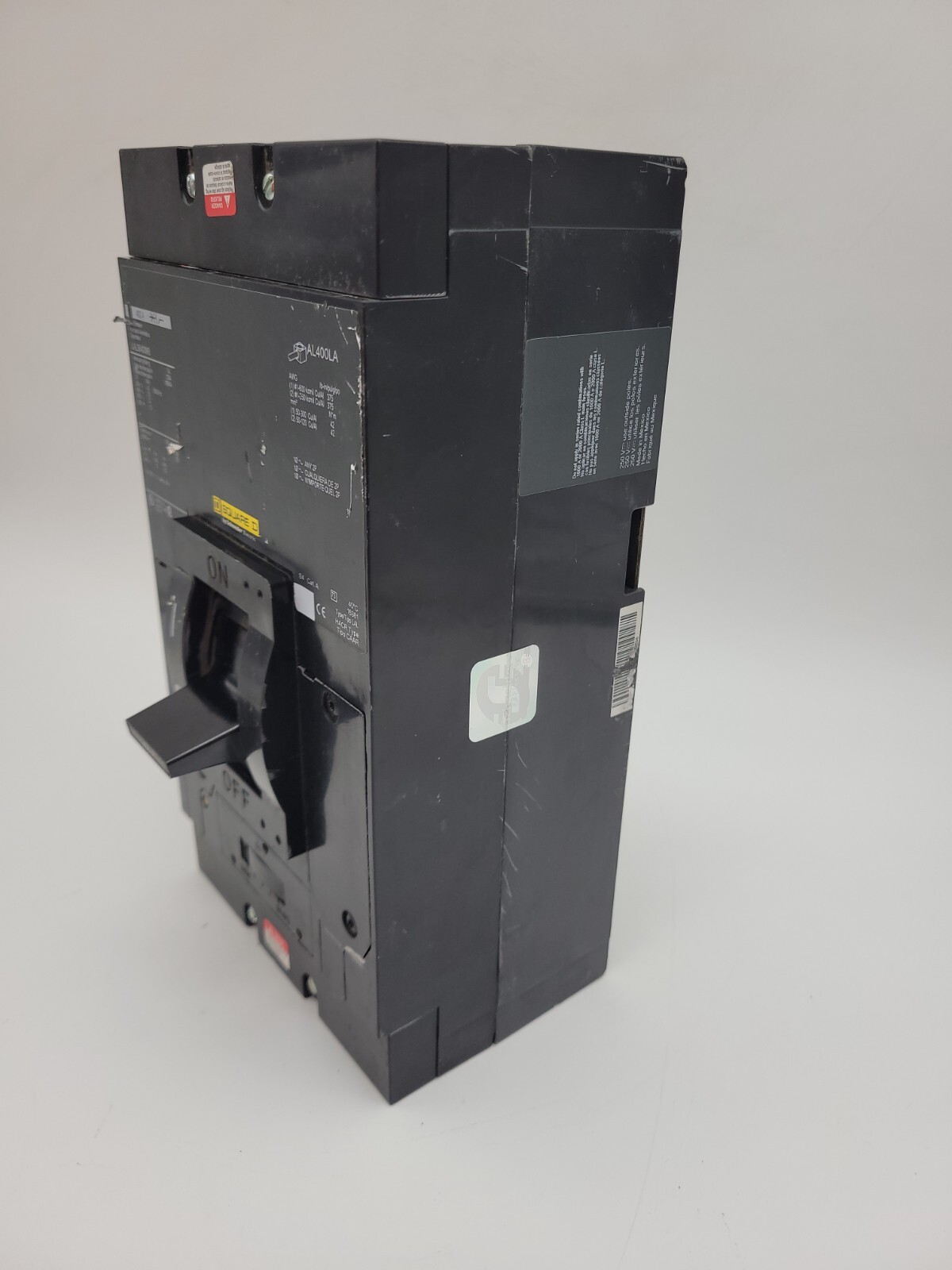 Square D LAL36400MB Feed-Thru Circuit Breaker 400A 600V 3P 3PH Type LAL 400 Amp