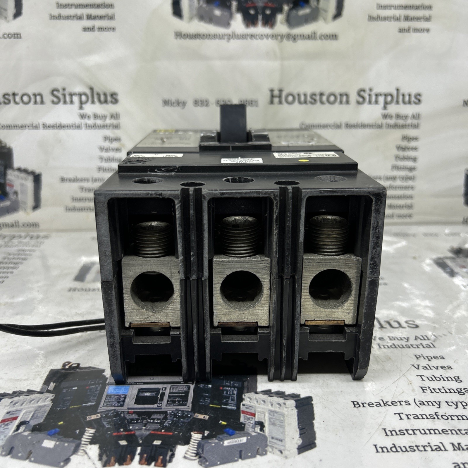 Square D KAL361251021 Circuit Breaker 125 Amp 3 Pole 600V Shunt Trip 120V Tested