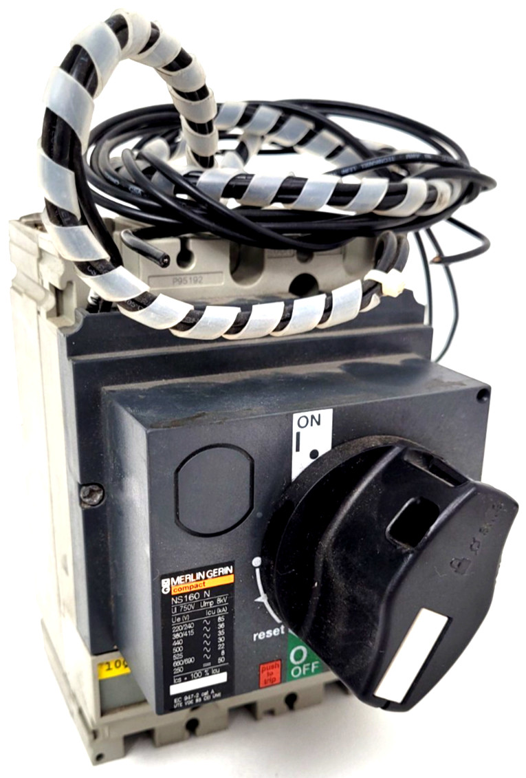 NS160N Merlin Gerin 160 Amp 690 Volt Circuit Breaker w/ Aux. – Next Day Option