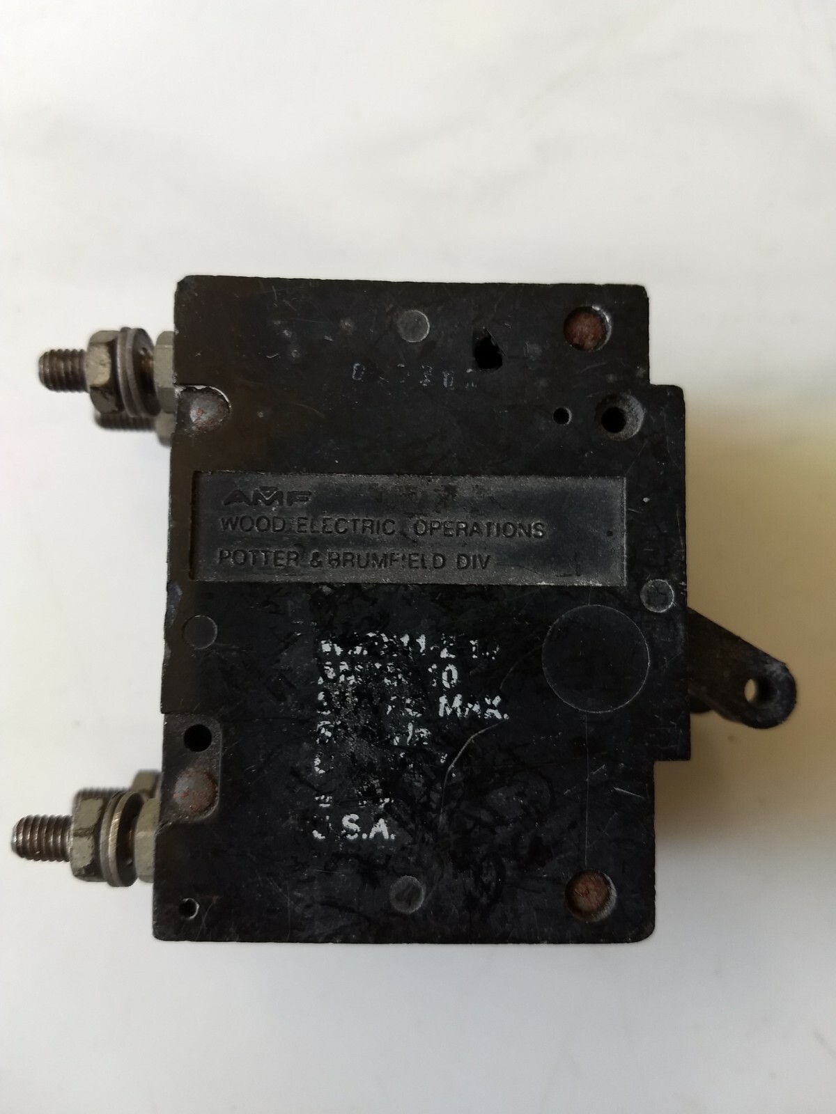 Lot Of 5 Amf Wood Electric Operations Circuit Breakers 30a 20a 10a