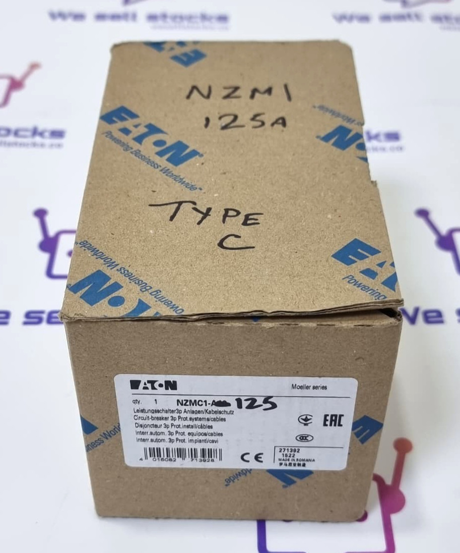 Eaton NZMC1-A125 Molded Case Circuit Breaker 125A