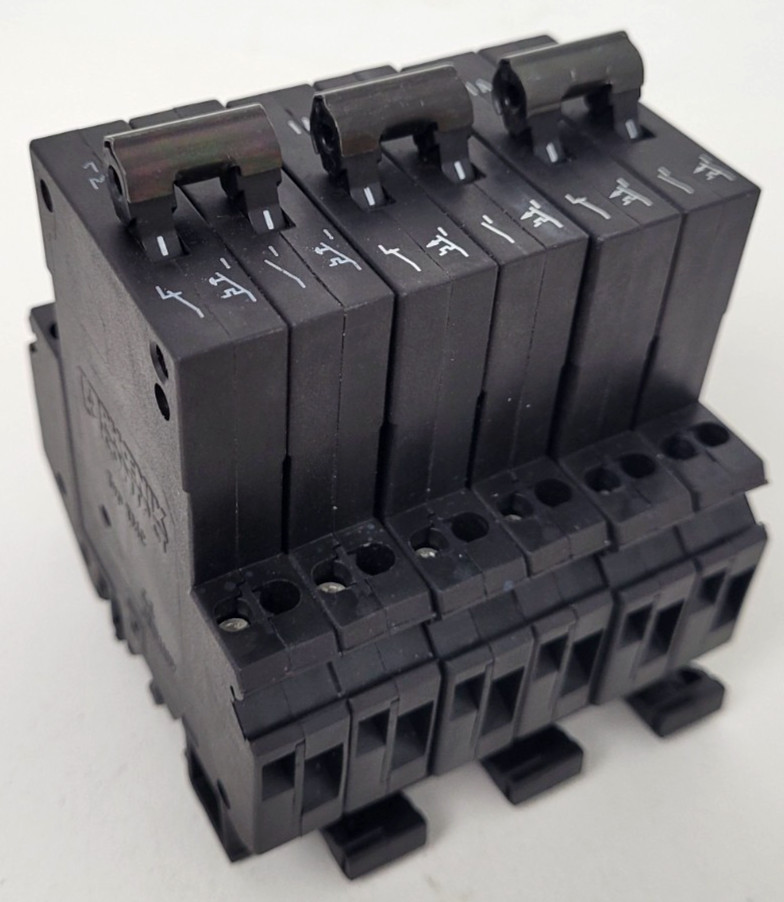 Lot of 3- TMC-2-M1-120-1A Phoenix Contact 1 Amp Circuit Breaker- Next Day Option