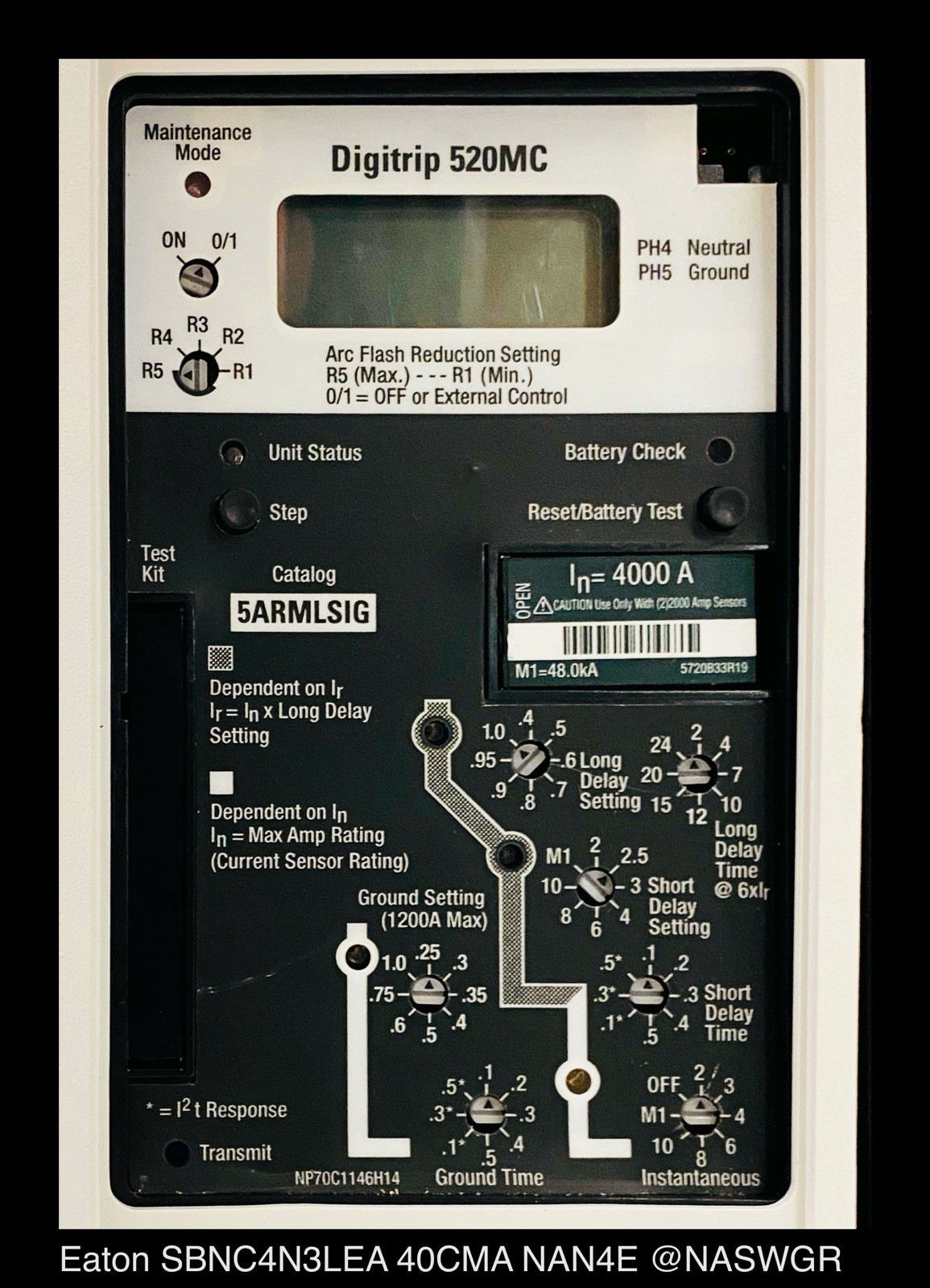 Eaton Magnum SB SBNC4N3LEA Circuit Breaker EO/DO – 4000A – Unused/Warranty