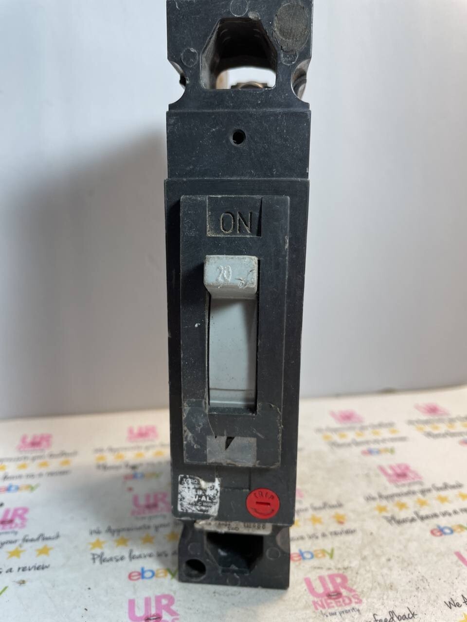 GE TED113020 1-Pole SWD 20-Amp 277VAC 125VDC TYPE TED Circuit Breaker