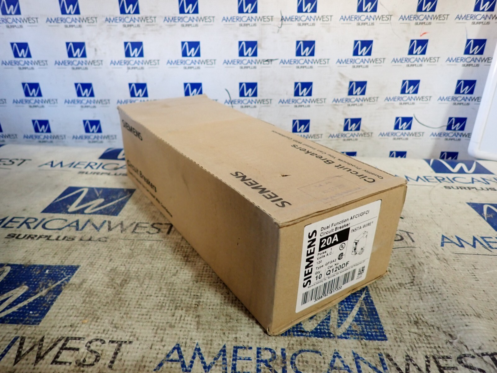 1 New From Bulk Pack Siemens Q120DF 1P 20a AFCI GFCI 120v QFGA2 Breaker