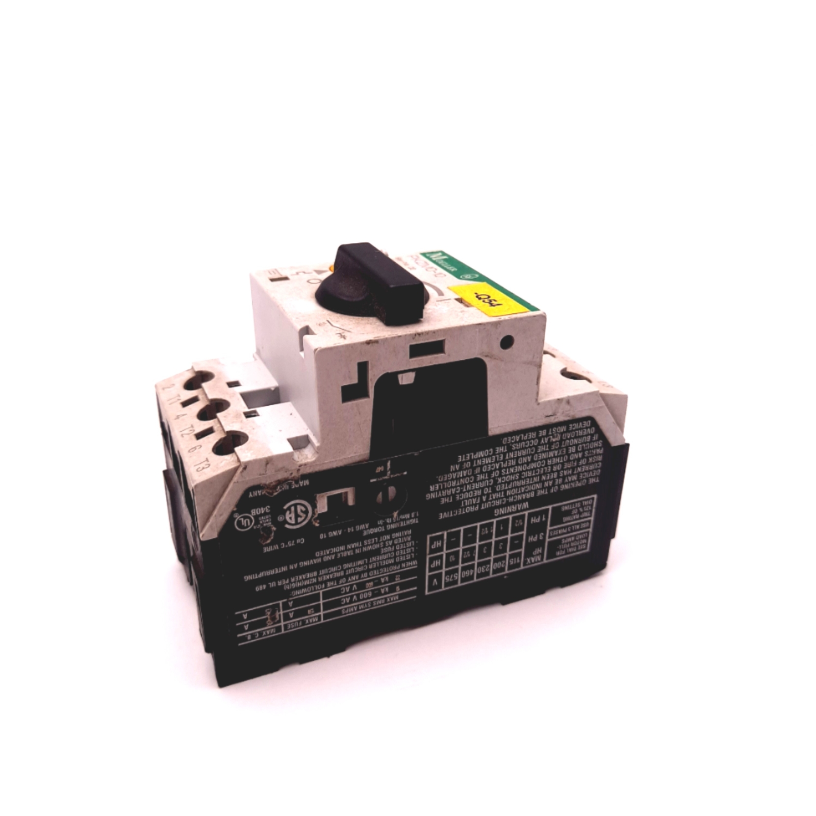 Moeller PKZM0-10 Motor Protective Circuit Breaker 3 Pole 380VAC 250VDC 10A