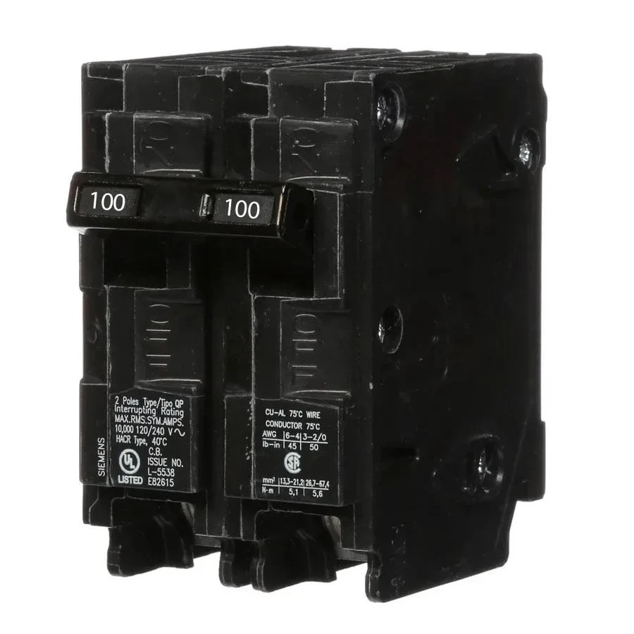 Q2100 (New) Siemens 2 Pole 120/240V 100 Amp Circuit Breaker
