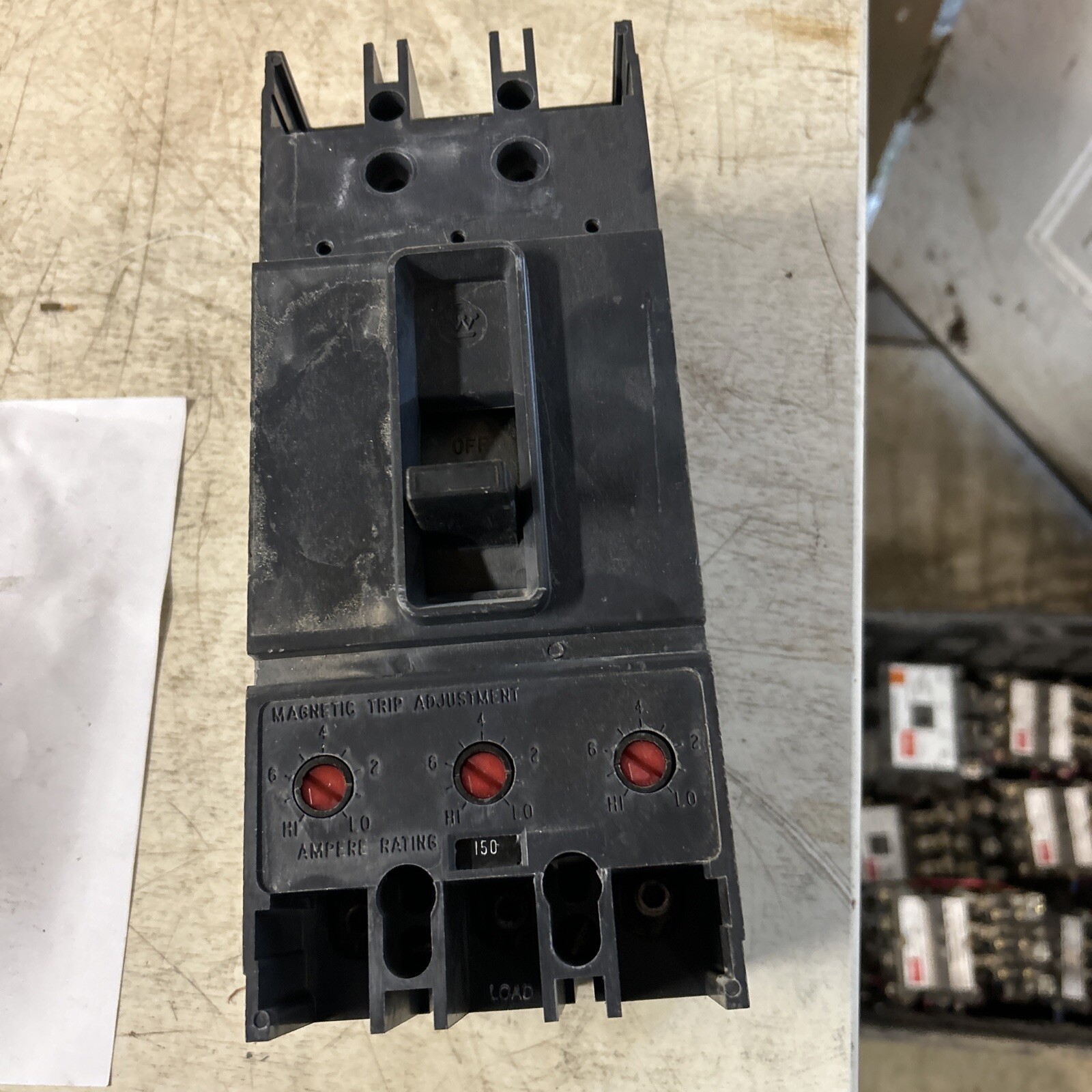 Westinghouse JA3150W Molded Case Circuit Breaker 3p 150a 600v-ac