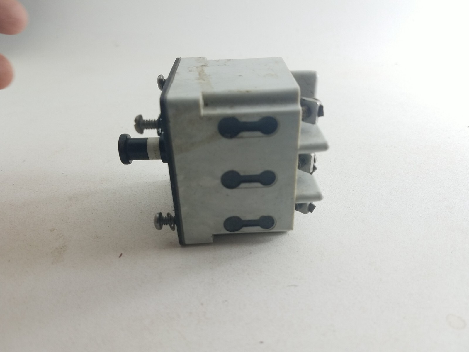 Vintage Panel Mount Circuit Breaker 5 Amp Push Button