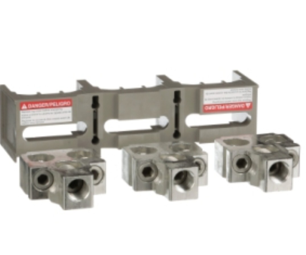Schneider Electric PowerPacT Lug Kit 800A, 3/0 AWG to 500kcmil, unit mount, Al