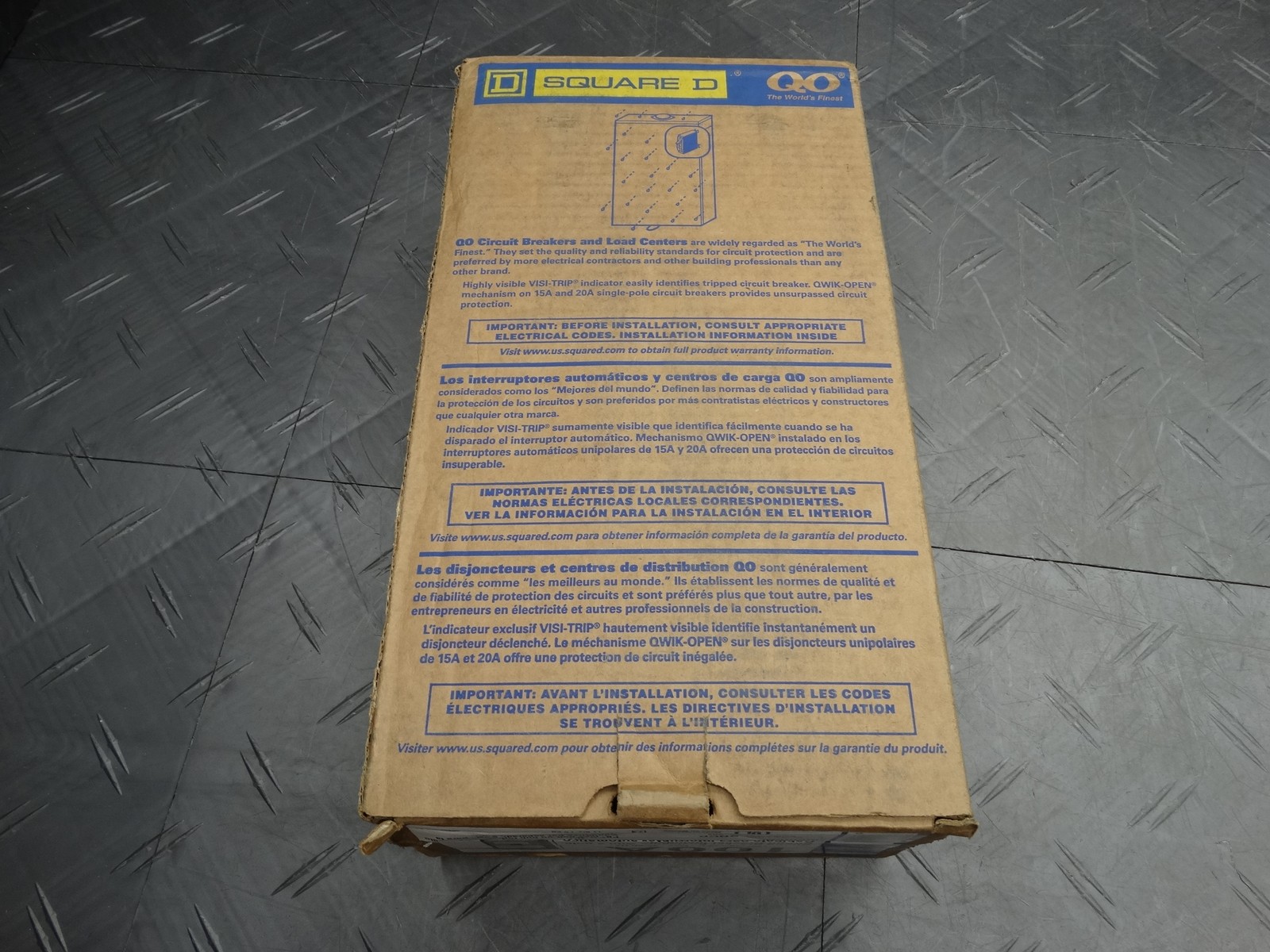 Square D QO 100A 2-Pole Outdoor Circuit Breaker Enclosure with QO2100 Breaker