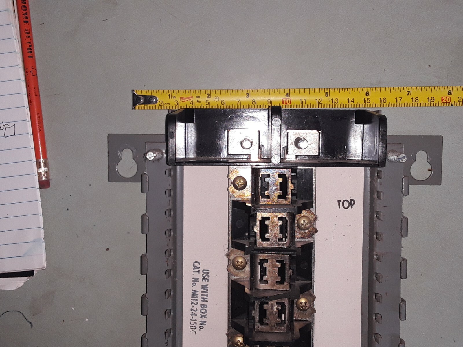 Federal pacific electric 150 bus bar