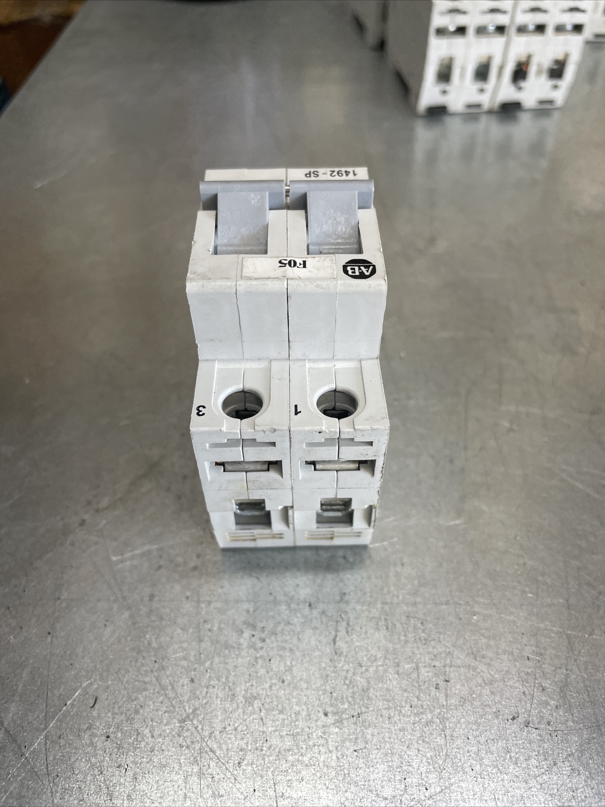 1) Allen-Bradley 1492-SP2C020 Supplementary Protector 2 Pole 2A Circuit Breaker