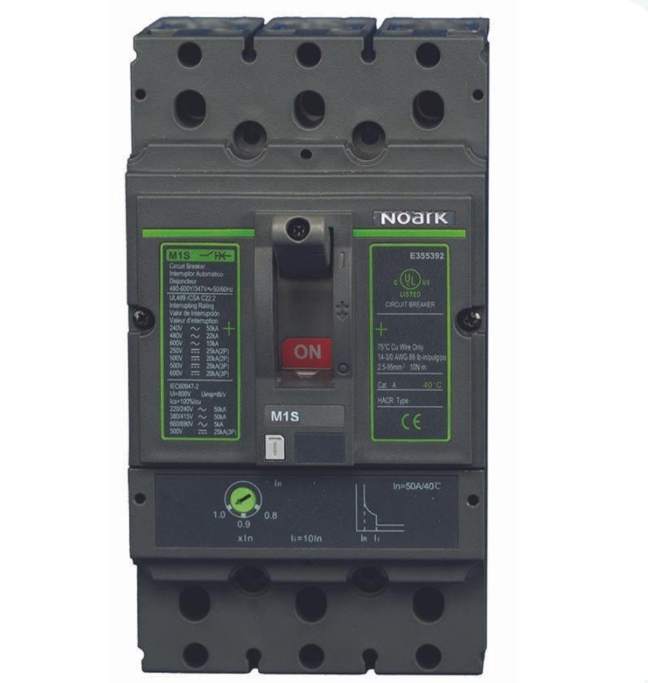 NOARK BREAKER MOD M1S CAT#M1S125T3L 600V 50/60Hz 125amp