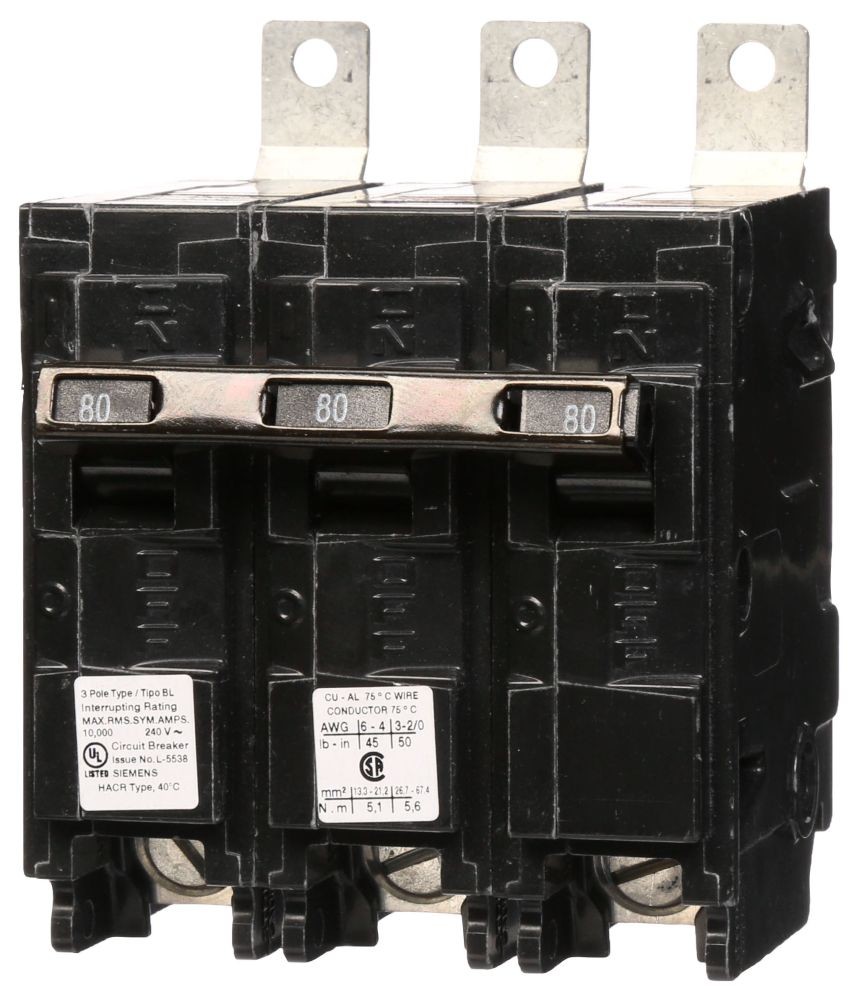 Siemens B380 Miniature Circuit Breakers (MCBs)