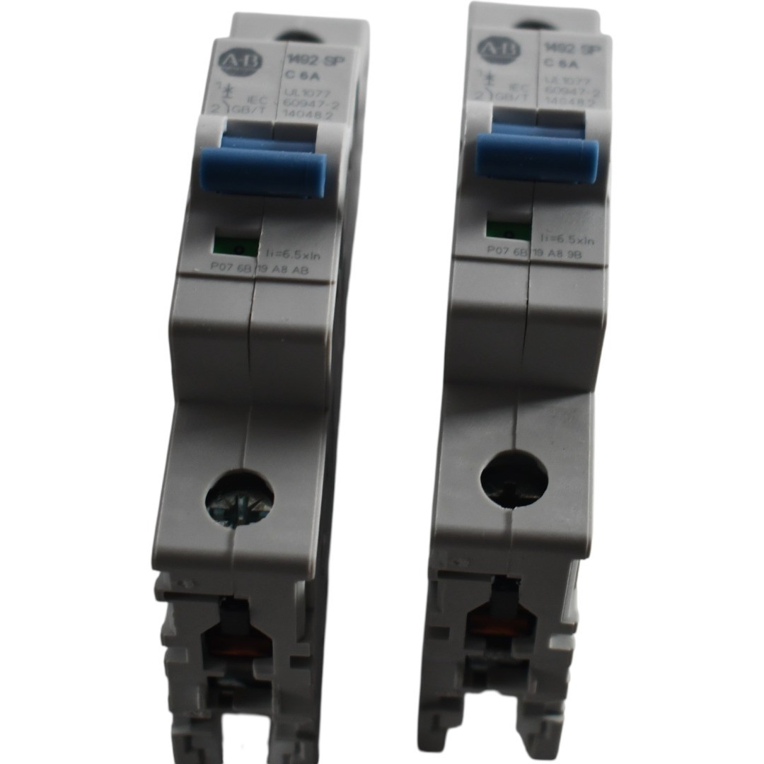NEW Pack of 2 Allen Bradley 1492-SPM1C060 Ser D Supplementary Protector 6A
