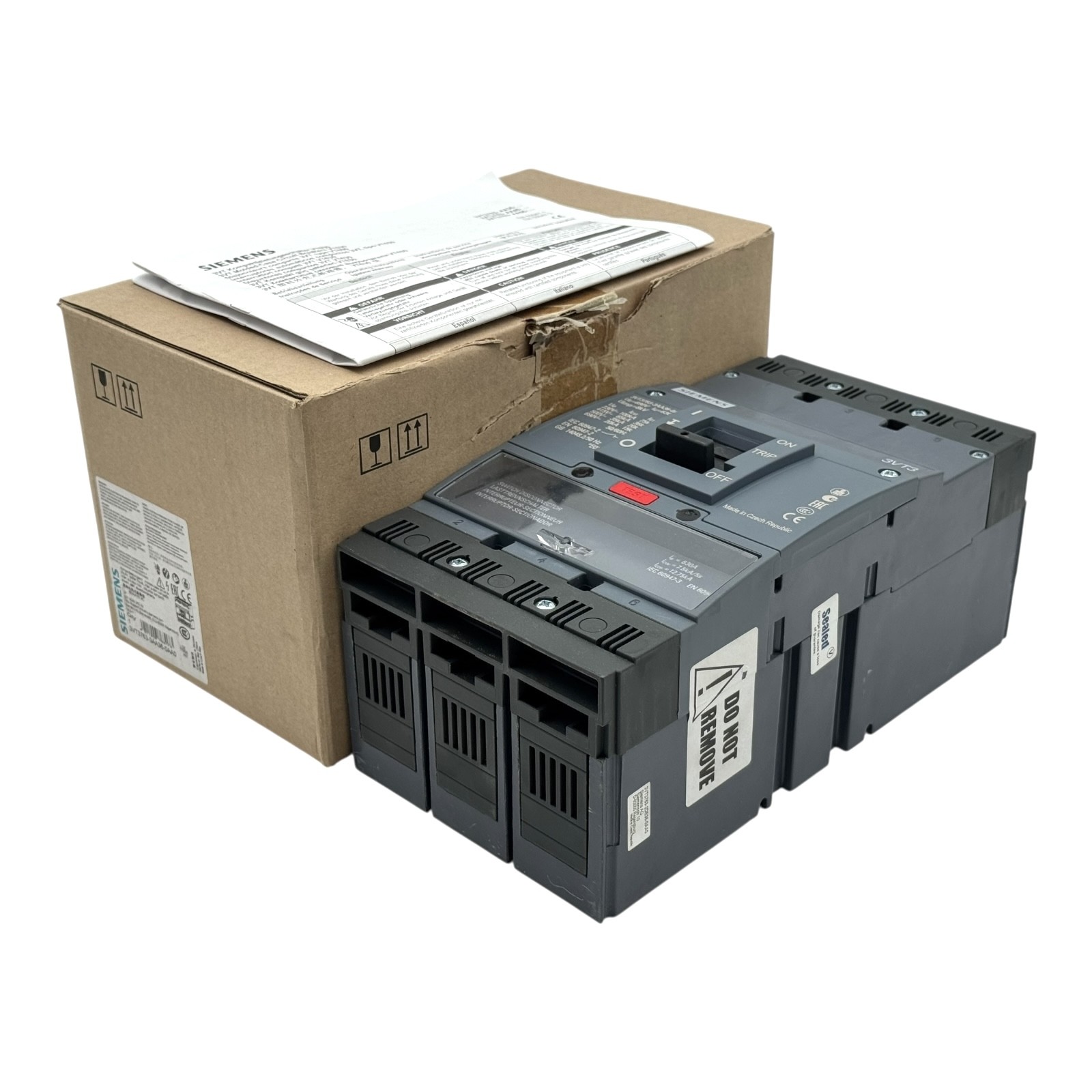 Siemens 3VT3763-3AA36-0AA0 E:01 compact circuit breaker -unused/original packaging-