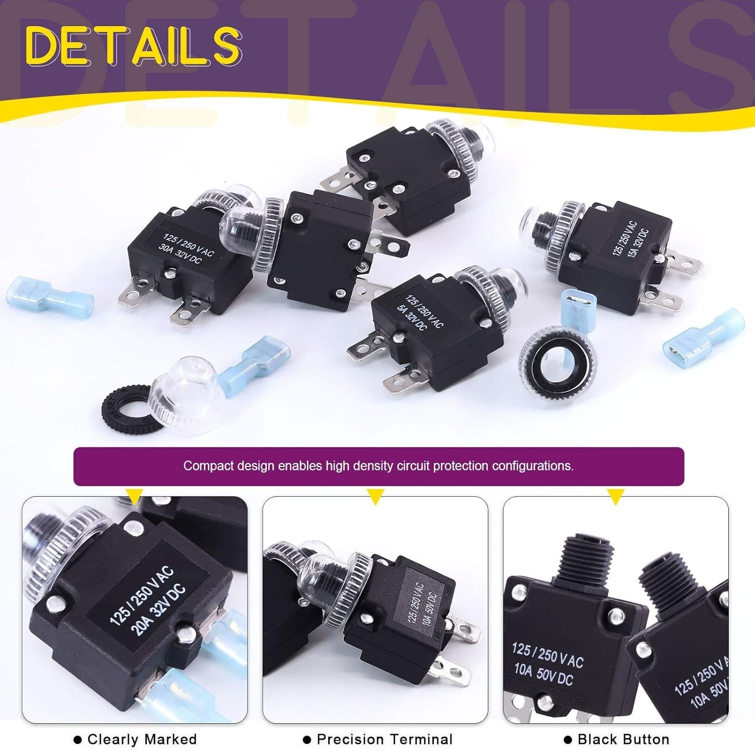 Circuit Breaker Assortment Kit with Quick Connect Terminals