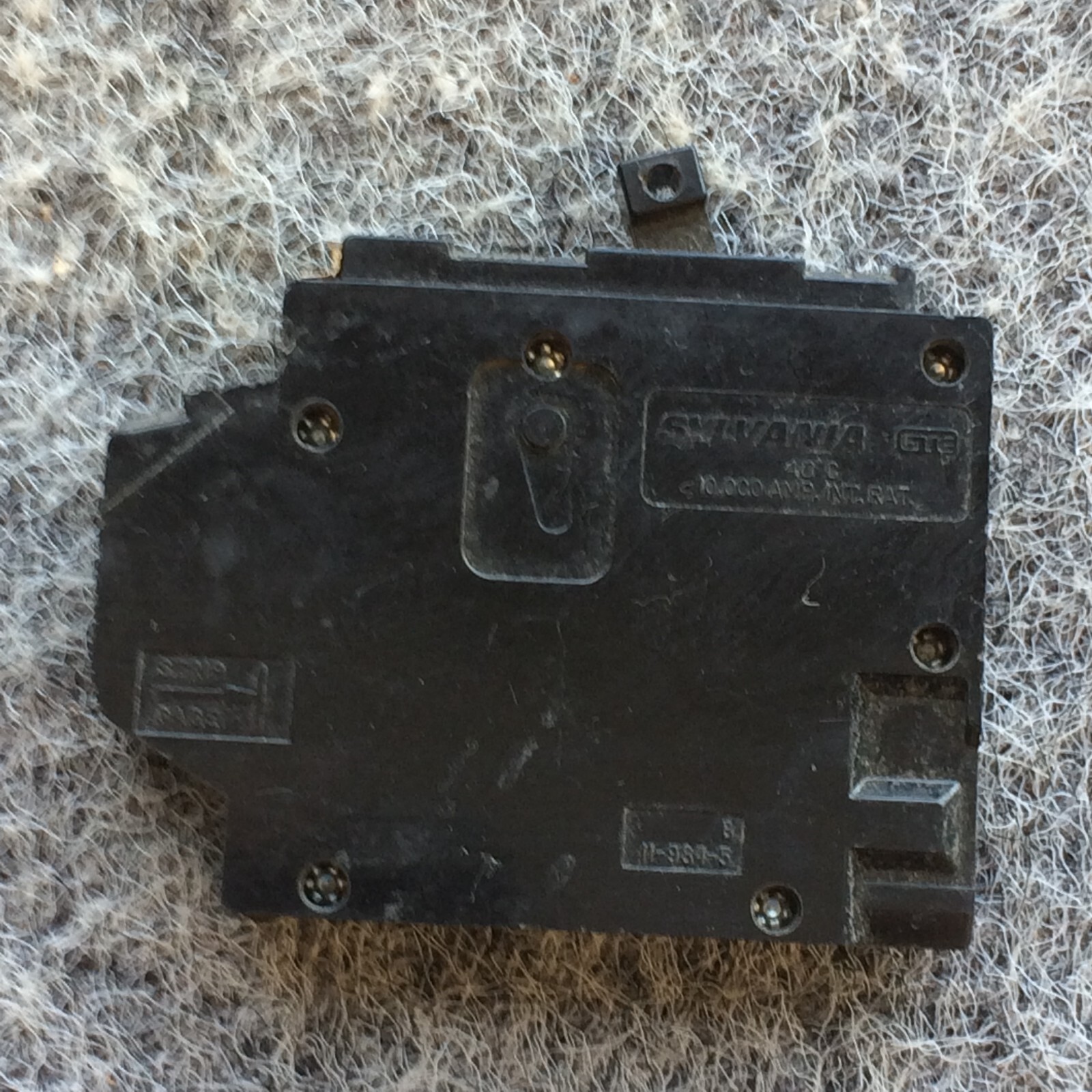 Crouse Hinds 15 Amp 1 Pole MH115L MH/MM Circuit Breaker Left Clip Warranty