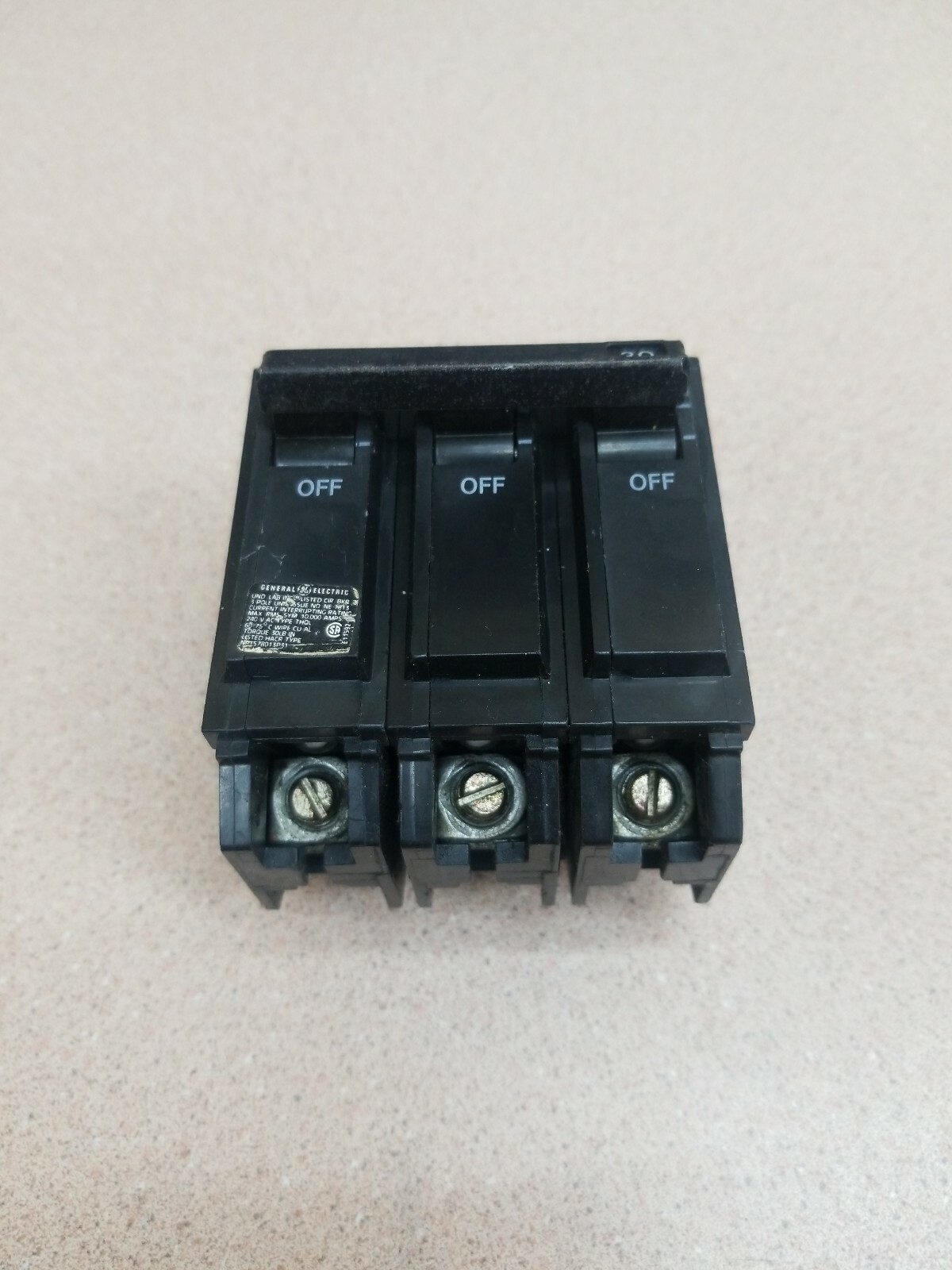 General Electric THQL32030 3 Pole Circuit Breaker 30A 3P