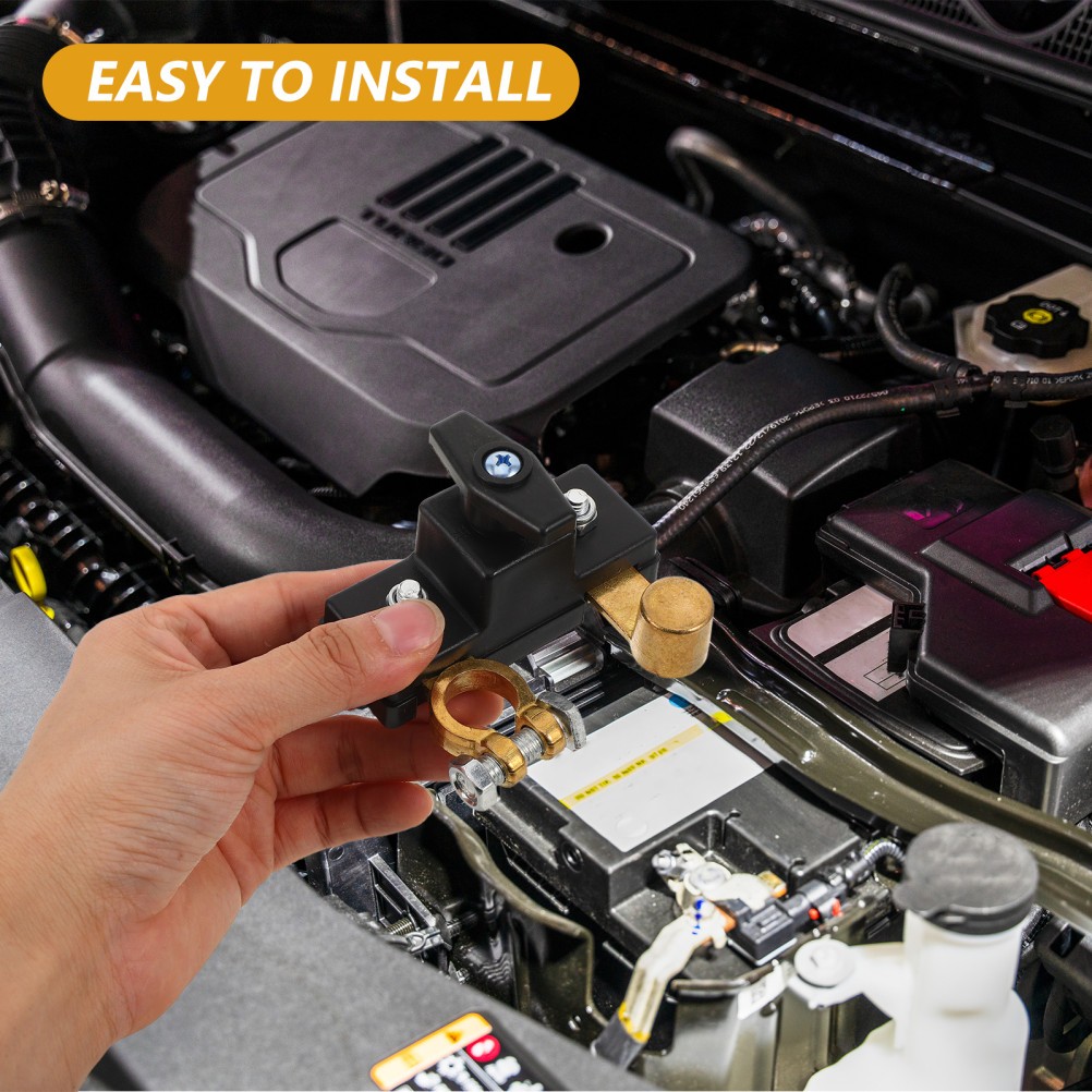 Multi Car Battery Disconnect Switch Copper Plastic Heavy Duty Quick Power Off