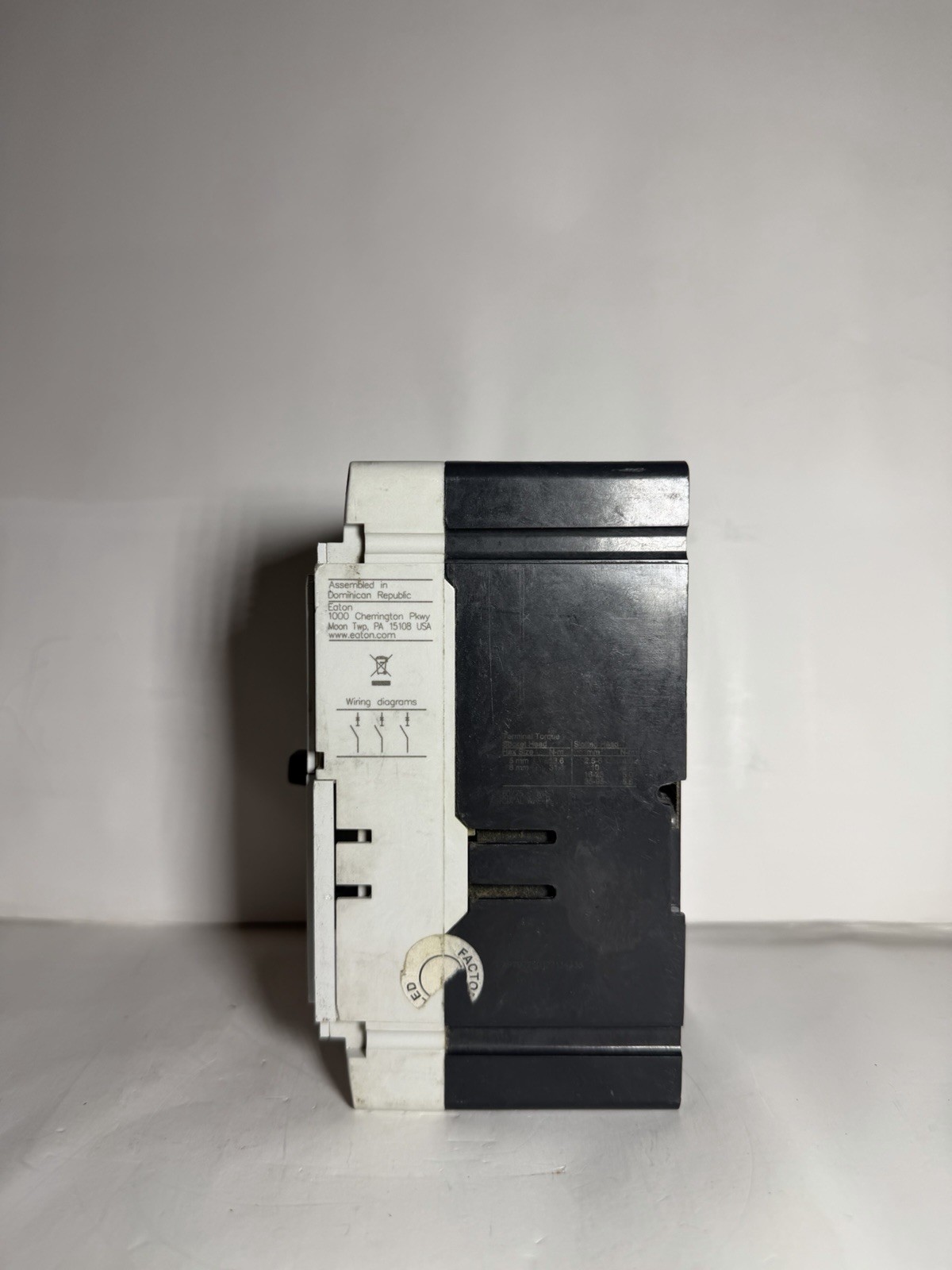 Eaton PDG23G0025TFFL 3 Pole 25 Amp 600 Volt 35kA@480V Circuit Breaker