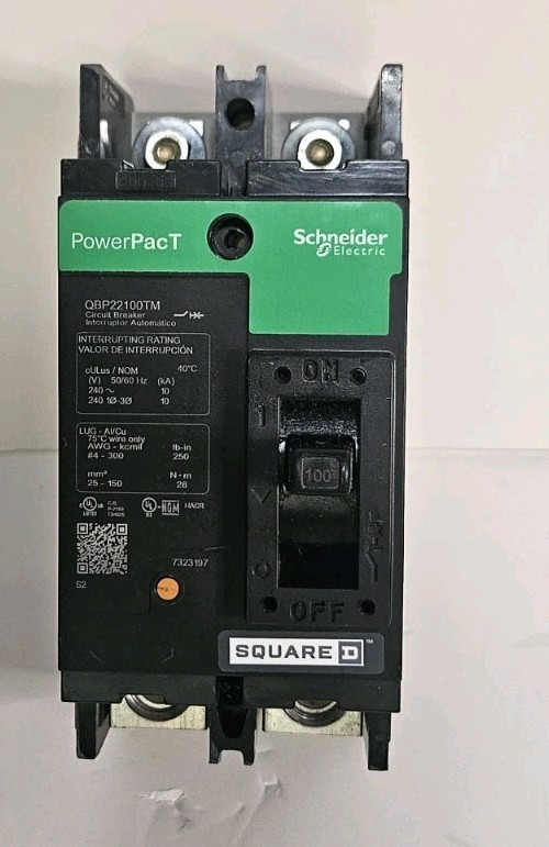POWERPACT Square D 100Amp 2 pole circuit breaker QBP22100TM