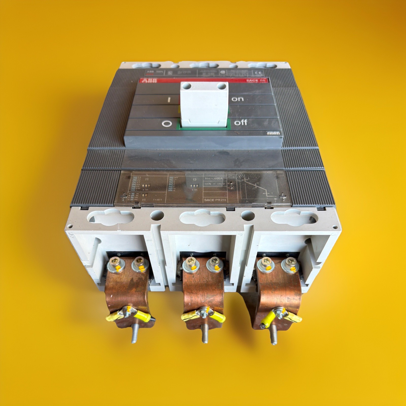 🔥 ABB SACE S6N S6 3-Pole 600A Industrial Circuit Breaker w/ PR211 ~ 1 Unit🔥