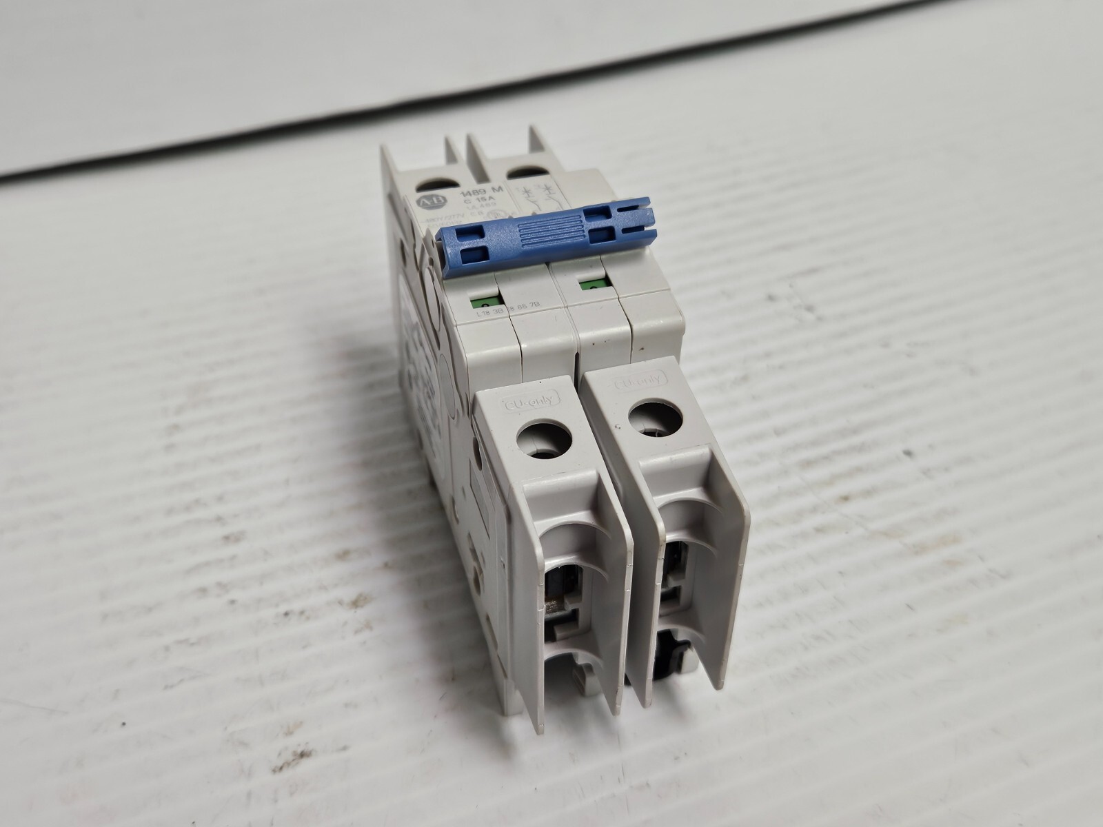 ALLEN BRADLEY CIRCUIT BREAKER 1489-M C15A 15 A AMP 2P 2 POLE 480Y/277V – USED