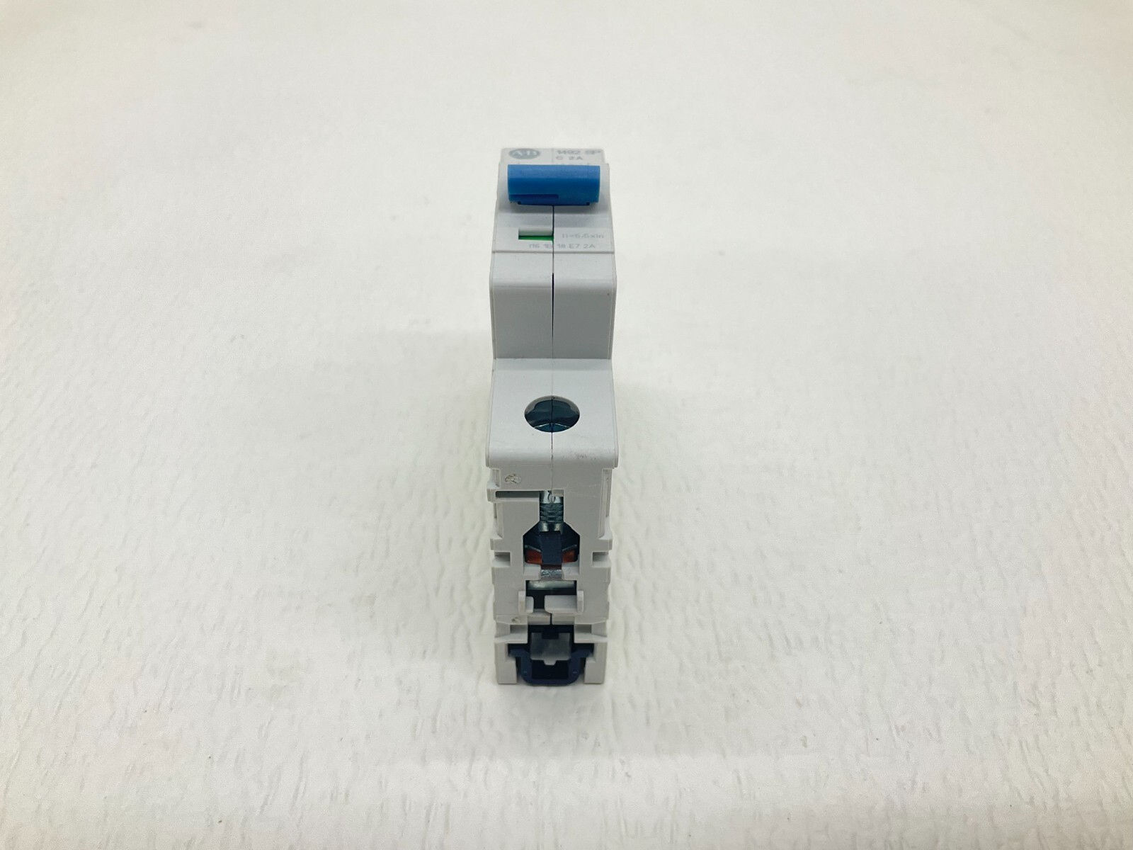 Allen Bradley 1492-SPM1C020 1 P 2 Amp Circuit Breaker Ser D 1492-SP C 2A (TSC)