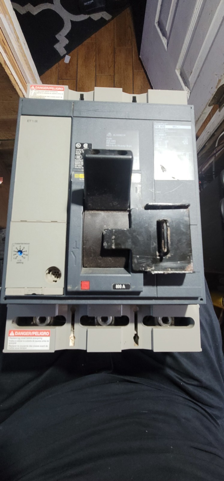 Square D Power Pact 800A P-frame Molded Case Circuit Breaker