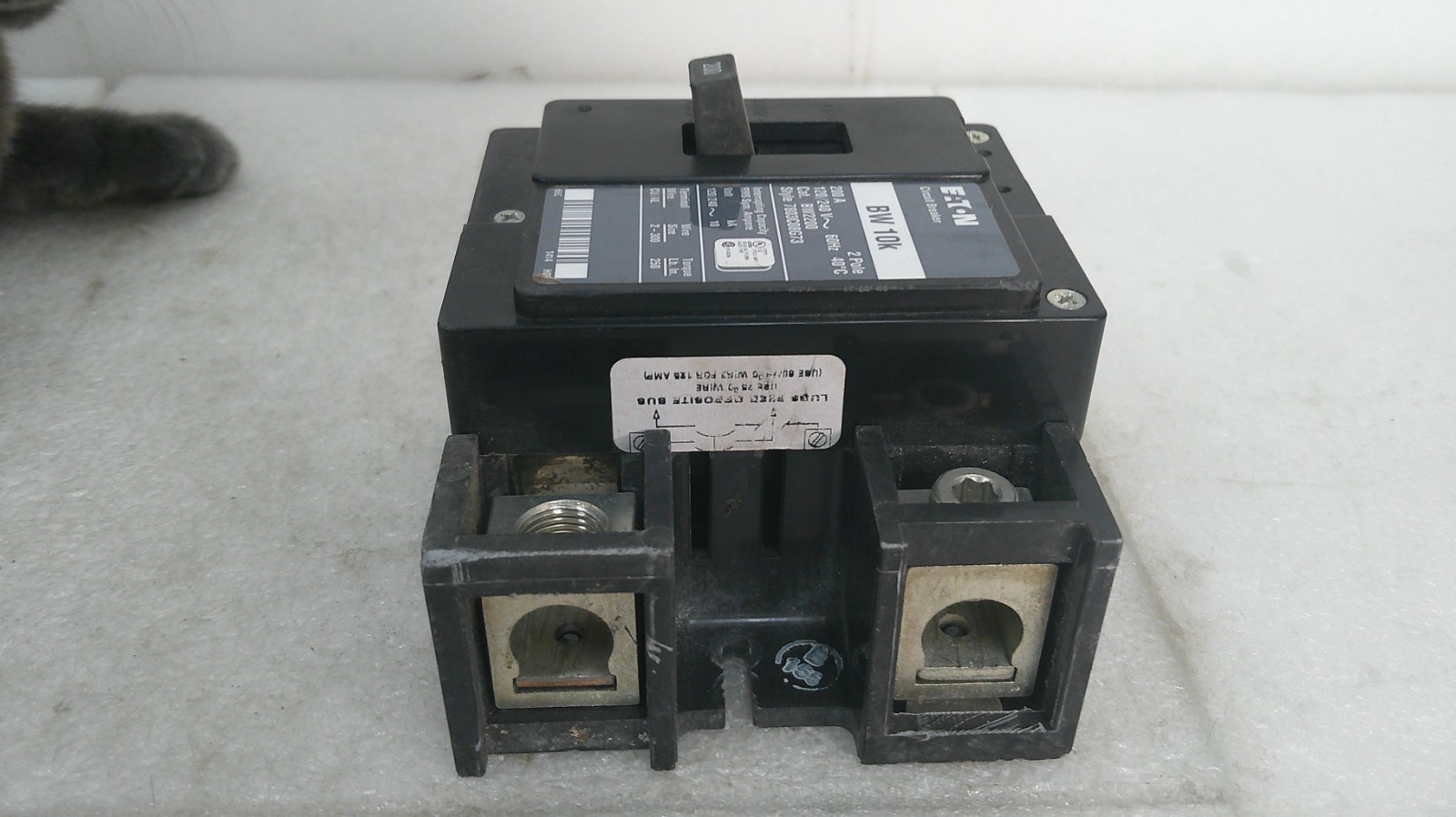 Eaton BW 10K BW2200 200A 120/240V 2 Pole Circuit Breaker