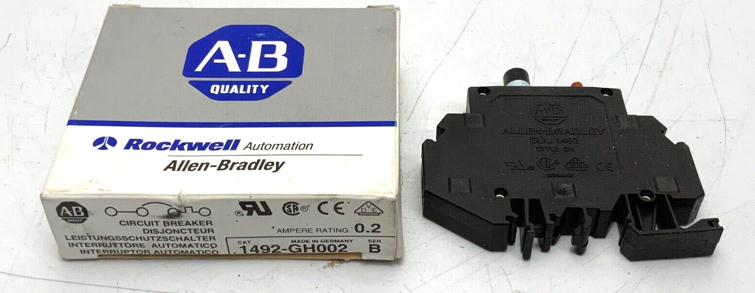 NEW ALLEN BRADLEY 1492-GH002 CIRCUIT BREAKER SERIES B