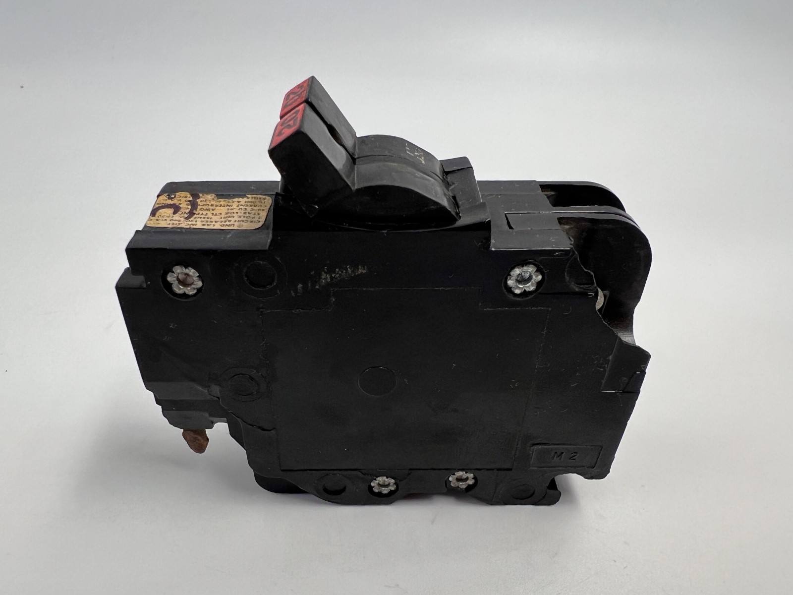 FPE Federal Pacific 20 Amp 2 Pole NC220 Stab-Lok Breaker Mini THIN NC Red