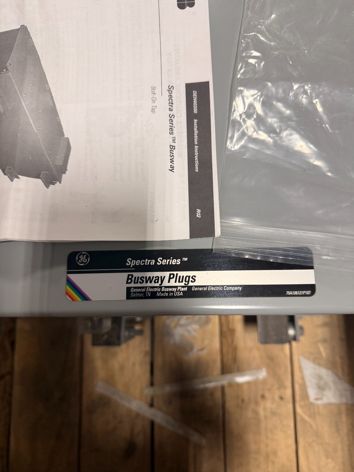 GE/ABB Spectra Busway Bolt-On Tap Bus Plug 1600A Power Break II 1200A Trip