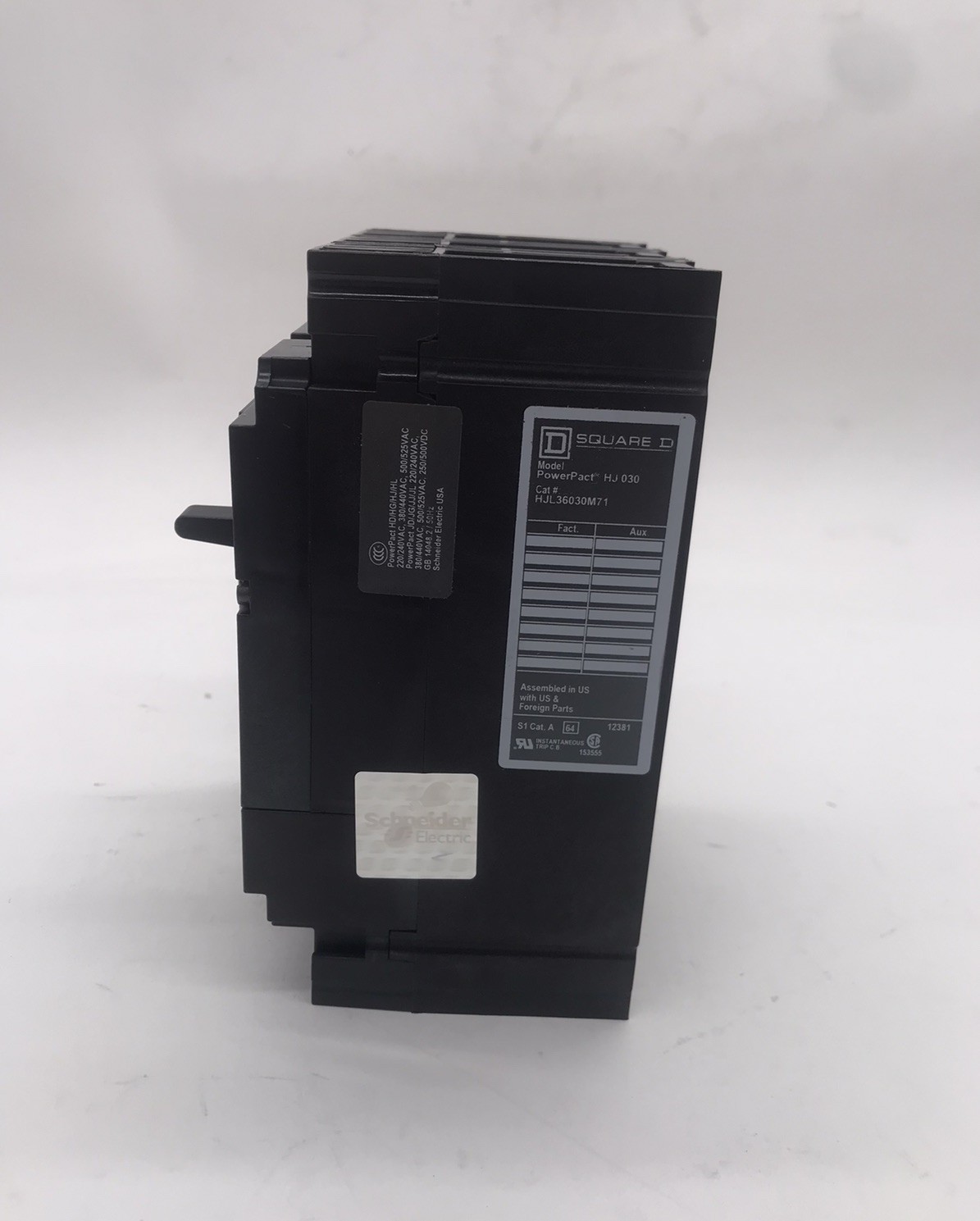 HOUSTON STOCK NEW SQUARE D HJL36030M71 POWERPACT 30 AMP FREE 2 DAY AIR BUY NOW