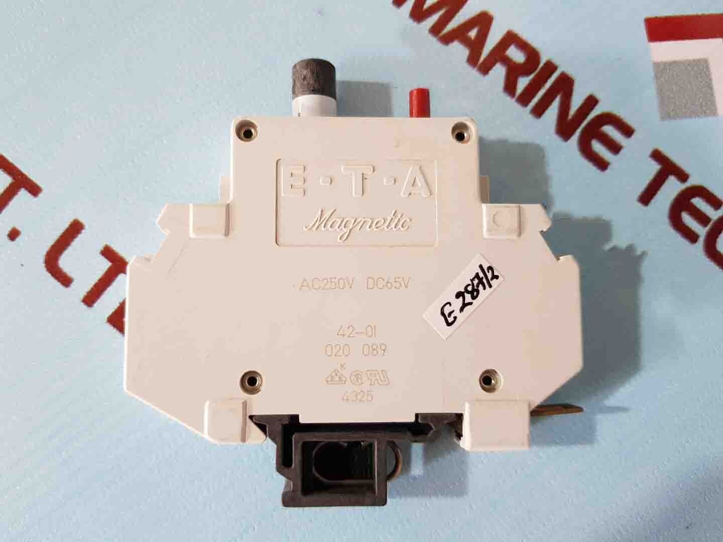 E.t.a. Thermal Magnetic Circuit Breaker AC 250V DC65V