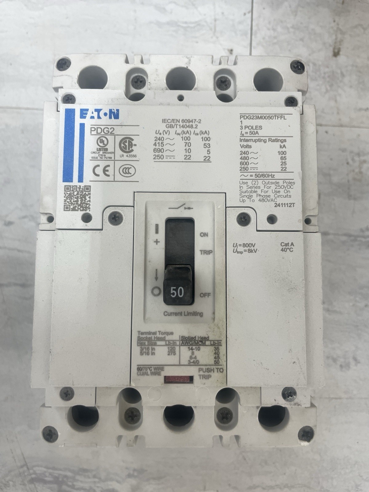 Eaton PDG23M0050TFFL