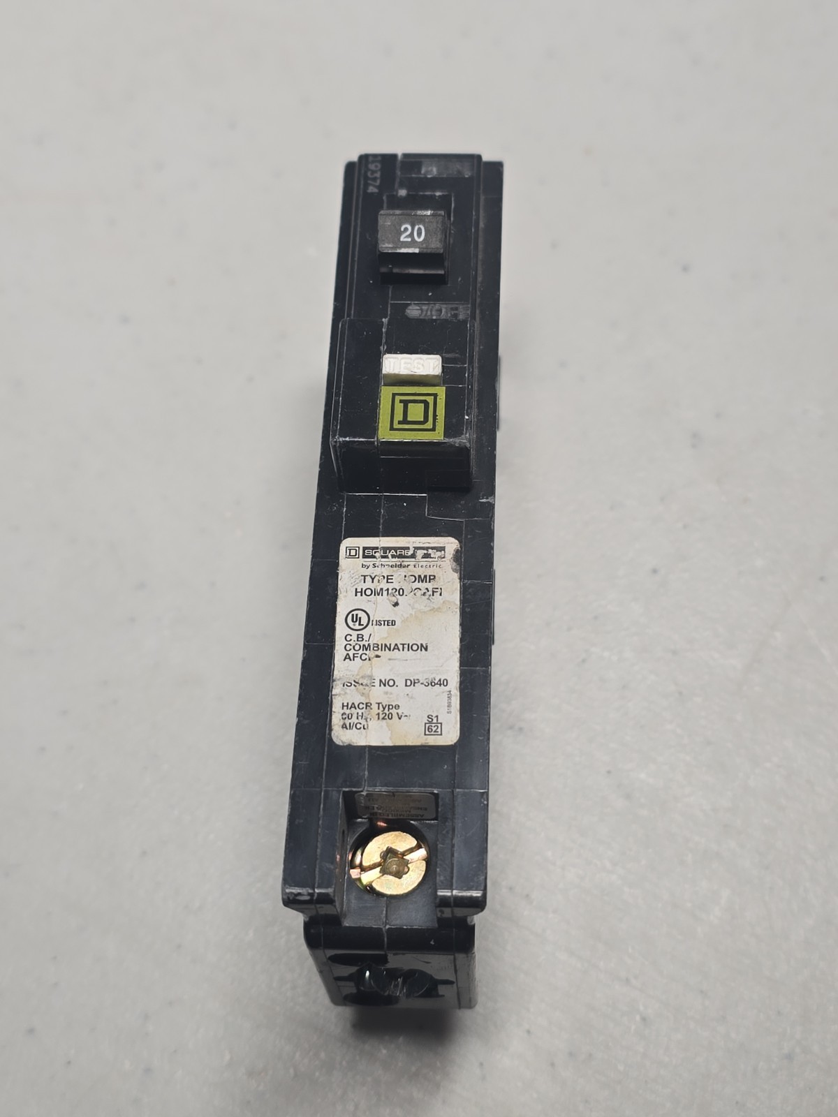 SQUARE D HOM120PCAFI 120V 20A