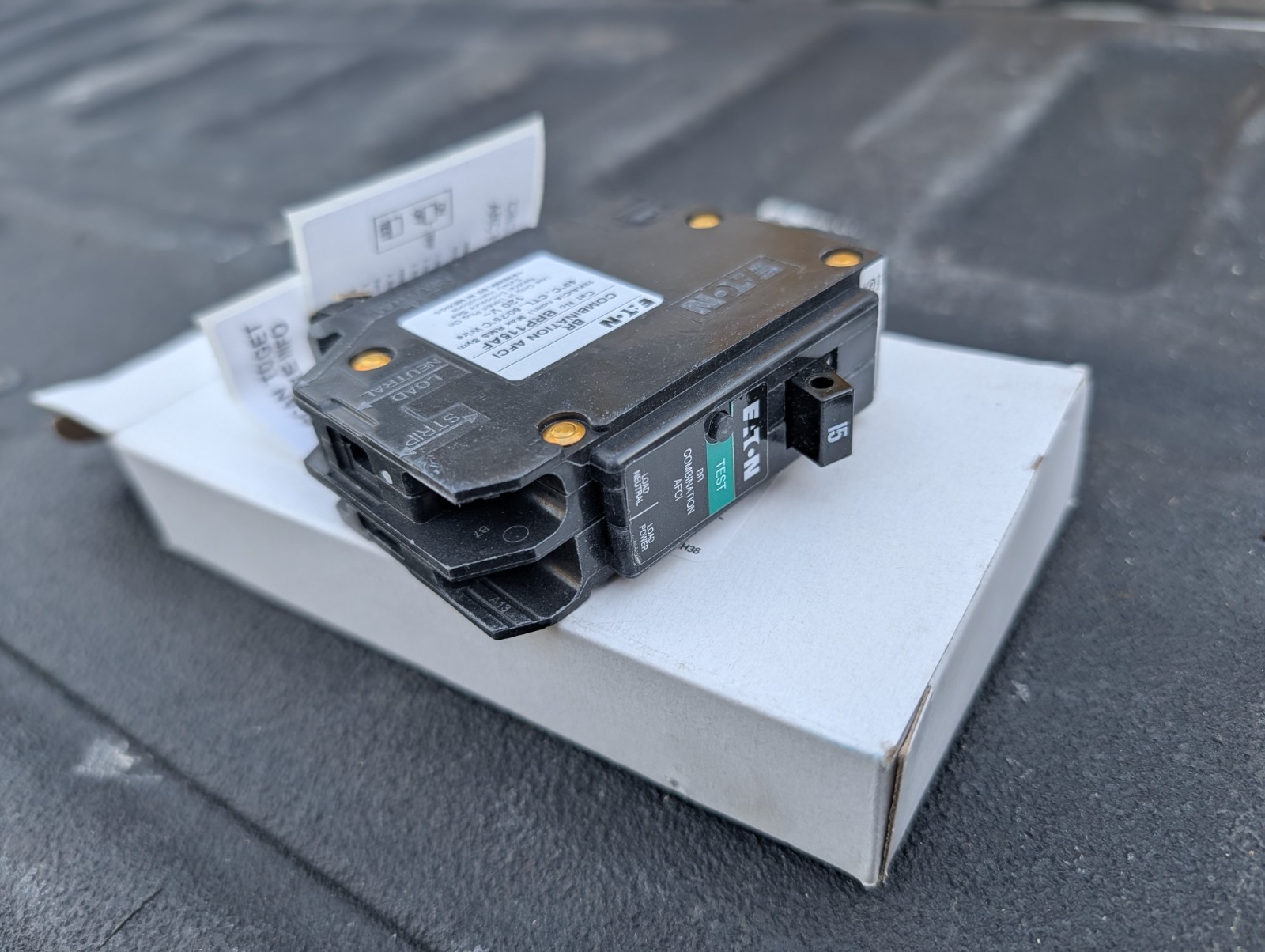 Eaton 15A Arc Fault: BRP115AF Circuit Breaker