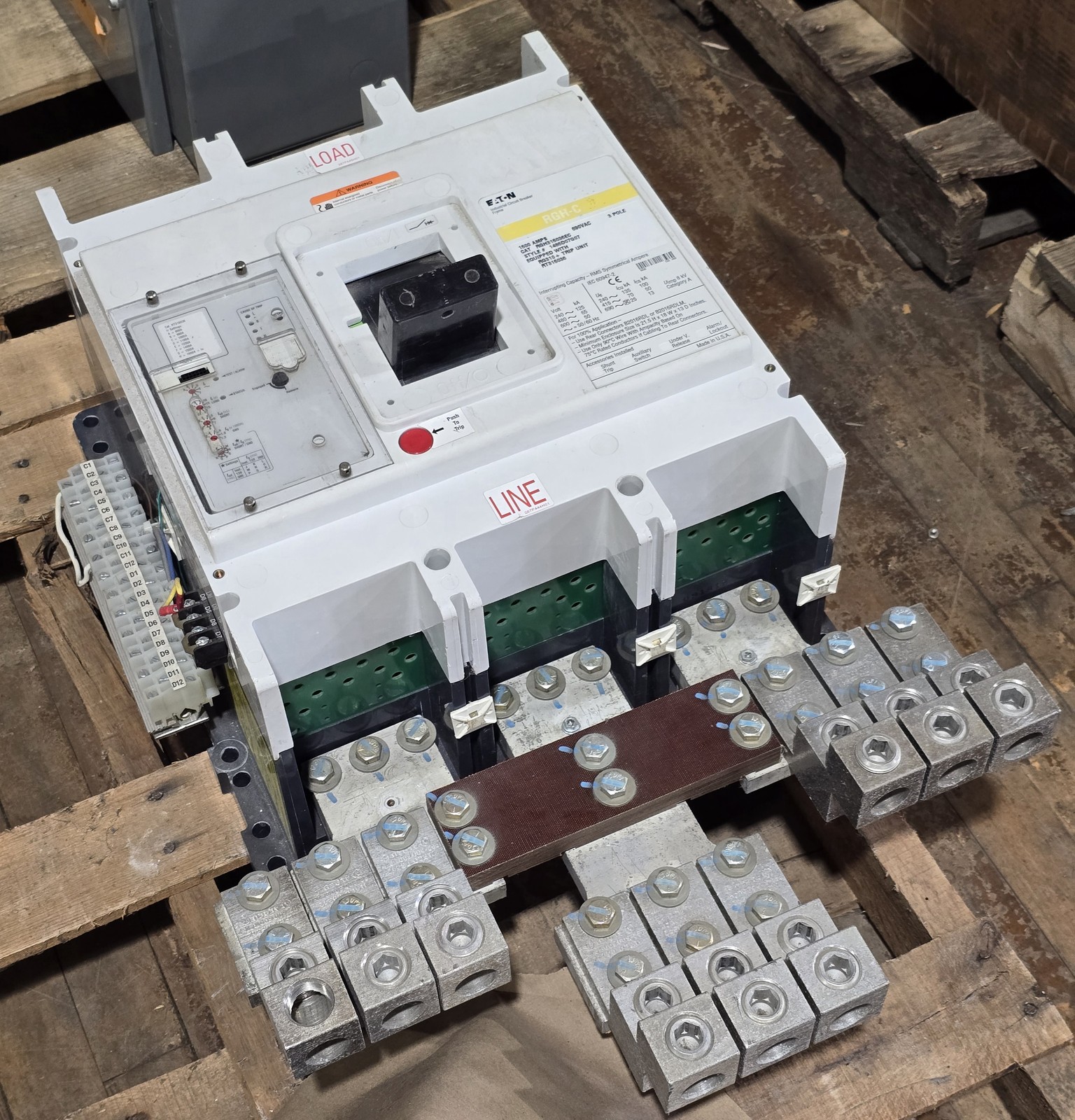 Eaton RGH316036EC Series G R-Frame Circuit Breaker 1600A 690VAC 3P Digitrip 310+