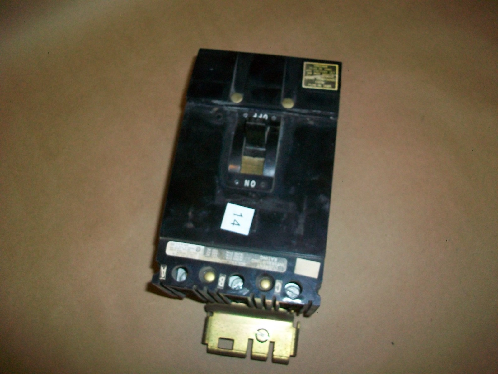 SQUARE D FA36100 CIRCUIT BREAKER 100A 100 AMP 3-POLE USED